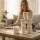 Refill & Glow Set – 5 Soy Wax Scented Candle Refills with Gift Glass Jar
