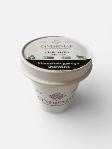 Clair Matin soy wax scented candle refill