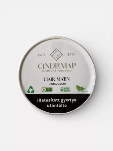 Clair Matin soy wax scented candle refill
