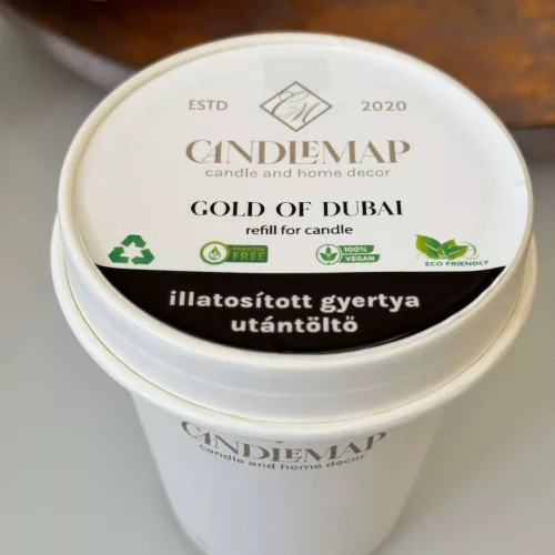 Gold of Dubai Soy Wax Candle Refill
