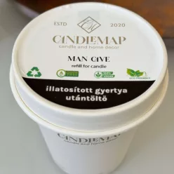 Man Cave Soy Wax Candle Refill