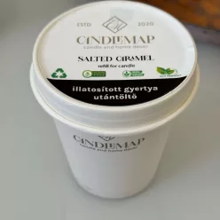 Salted Caramel Soy Wax Candle Refill