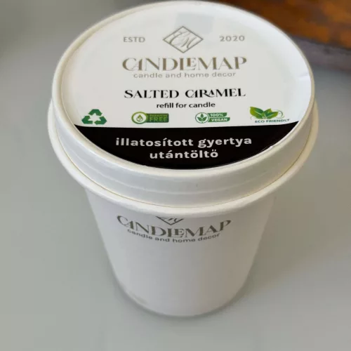 Salted Caramel Soy Wax Candle Refill