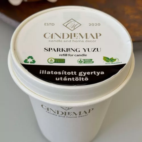 Sparkling Yuzu Soy Wax Candle Refill